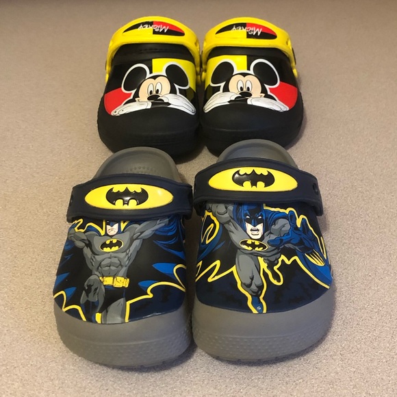 boys character crocs